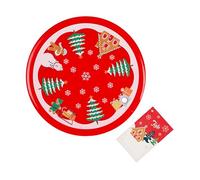 Tala Salvamanteles de Silicona de Navidad con Hermosa ilustración Festiva, Ideal para Usar con Horno a Mesa y Proporciona protección Adicional a la Superficie de Trabajo y Mesa, Seguro para el Calor