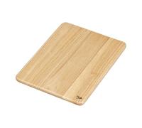Tala Tabla de Cortar Rectangular de, Madera de Hevea Apta para Alimentos, Ideal para Cortar, Picar y Servir Todos los Alimentos, Mide 33 x 25 x 1,5 cm