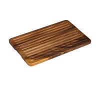 Tala Tabla de pan para recoger migas en acacia lacada con huecos para los dedos