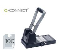 Taladrador Q-Connect Kf18766 Negro 2 Taladros Abertura 10 Mm Capacidad 100 Hojas