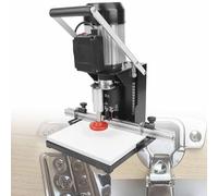 Taladradora eléctrica de bisagra de 750 W, 1100 W, profundidad de perforación ajustable de 0 a 40 mm, perforadora de bisagra para carpintería con 2 deflectores de posicionamiento y tornillos de
