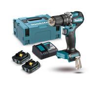 Taladro Percutor MAKITA DHP487RAJ (2 x 2,0 Ah + DC18RC + MAKPAC 2)
