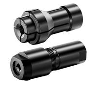 Taladro - Amoladora angular | Adaptador de mandril, cabezal de conversión de 2 piezas para amoladora angular, 6 mm y 3 mm, accesorios para preparación de bordes, corte de metal, mecanizado de