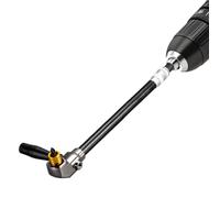 Taladro angular 90 - Fijación compacta ergonómica antideslizante | Adaptador de broca en ángulo para entusiastas del bricolaje Homerepair Garaje Hobbyists