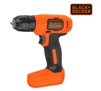 Black & decker bdcd8-qw taladro sin llave negro, naranja