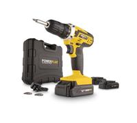 Taladro atornillador 3 pilas 20V 1300mAh reversible