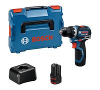 Taladro/atornillador a batería GSR 12V-32 con Bosch Professional 12V System (KickBack Control óptimo, motor Brushless sin escobillas, incl. baterías de 2,0 Ah, cargador GAL 12V-20, L-BOXX)