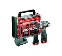 Taladro atornillador a batería METABO POWERMAXX BS BASIC SET 600080710
