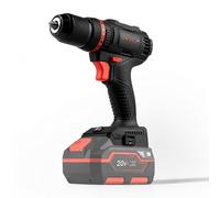 Taladro Atornillador Batería CD-201HBC Compact - Motor Brushless 20V 45Nm con Percutor - Sin Escobillas, 2 Velocidades, 20+3 Posiciones de Par, Portabrocas Metálico 13mm - Solo 0.9 kg | por Dnipro-M