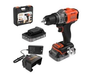 Taladro/atornillador Black & Decker BCD382D2XK 18V 2 Baterías