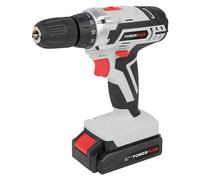 Powerplus Taladro atornillador POWC1061-16V - incl. batería 16V 1.3Ah y cargador