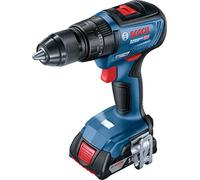 Bosch GSB 18V-50 1800 RPM Sin llave 1,1 kg Negro, Azul