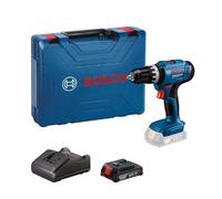 Taladro atornillador de impacto inalámbrico BOSCH GSB 18V-25 (1 batería de 18 V/2 Ah, maletín) 06019K9309