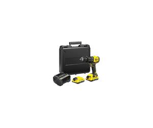 Taladro atornillador de impacto sin escobillas 60 Nm - Litio 18V - 2 Baterías 2Ah - STANLEY FATMAX V20 - SFMCD715D2K-QW