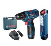 Taladro atornillador inalámbrico BOSCH 2x2.0Ah + GLI 12V-300 06019G8004