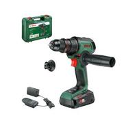 Bosch Taladro/atornillador con batería AdvancedDrill 18V-80 (taladrar/atornillar; sist. 18V; 78 Nm; portabrocas 13 mm; caperuza magn.; empuñadura adic.; con batería y cargador)