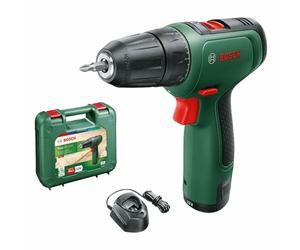 Taladro/atornillador inalámbrico Bosch EasyDrill de 12 V en maletín de transporte