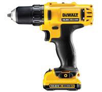 Taladro/atornillador inalámbrico DeWALT 10,8V CS Li-Ion XR 2x2,0 Ah DCD710D2