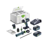 Taladro Atornillador Inalámbrico Festool TDC 18/4 5,0/4,0 I-Set QUADRIVE 577612