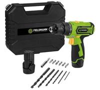 Taladro Atornillador Inalámbrico Fieldmann FDV 10252-A 12V 2 Baterías Li-ion 1,3 Ah