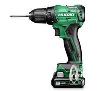 Taladro atornillador inalámbrico HIKOKI de 12 V sin escobillas con par fijo de 38 Nm DS12DDWHZ