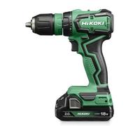 Taladro atornillador inalámbrico HIKOKI de 18 V (2 x BSL1820M, UC18YFSL) DS18DDQWRZ