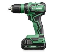 Taladro atornillador inalámbrico HIKOKI de 18 V (2 x BSL1850C, UC18YFSL) DS18DDQWSZ