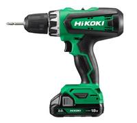 Taladro atornillador inalámbrico HIKOKI de 18 V con par fijo de 53 Nm DS18DFWCZ