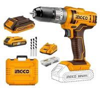 TALADRO ATORNILLADOR LI-ION 20V Incluye cargador y 2 baterías 2 Ah