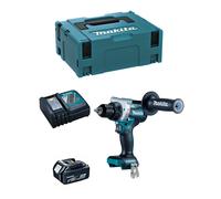 Taladro Atornillador MAKITA DDF486RTJ1 (1 x 5,0 Ah + DC18RC + MAKPAC 2)