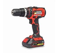 Taladro atornillador percutor a batería 18V, 2 Bat. 2.0Ah PROFESIONAL, con 3 funciones PBL 2022 PK
