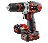 Einhell Taladro percutor con batería TE-CD 12/1 Li-i (2x2,0 Ah) | Li-Ion | 12 V | 22 niveles de par | 2 velocidades | percusión | 2 baterías de 2,0 Ah y cargador de 45 min