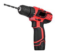 Taladro atornillador profesional con batería, 12 V, juego de destornilladores con 77 accesorios, par de torsión 28 Nm, 2 marchas