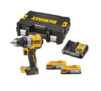 Dewalt dcd800e2t-qw taladro 2000 rpm 1,28 kg negro, amarillo