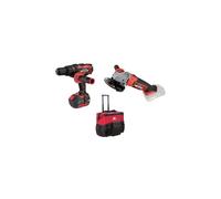Taladro atornillador STAYER 18v PBl2124PK amoladora + trolley
