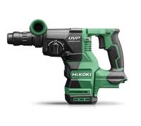 Taladro atornillador y cincelador a batería HIKOKI 36 V sin escobillas 3,2 J (SDS-plus) con portabrocas intercambiable para taladrar en hormigón hasta Ø 28 mm DH3628DCW2Z
