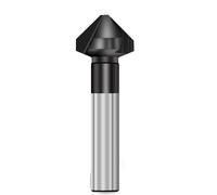 Taladro avellanador de metal Cortador de chaflán 3 flautas 6, 8, 25 31 40mm, escariador desbarbado 90 grados, broca avellanadora recubierta cobalto TiAlN M35(25mm)