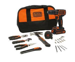Taladro Black & Decker BDCDC18HTSA-QW batería 18V 1,5Ah luz integrada