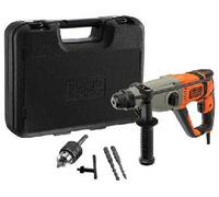 Taladro black & decker behs02k-qs, 1200 rpm, sds plus, color gris y na