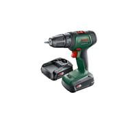 Taladro Bosch UniversalDrill 18V 2x1,5Ah batería, portabrocas sin llave, luz LED