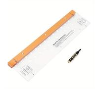 Taladro calibre Bake Lite - Bisagra de puerta de acrílico, placa de posicionamiento de perforación, bisagra de puerta multifuncional, placa de posicionamiento de agujeros verticales, herramienta de