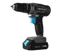 Cecotec Taladro Percutor y Atornillador con 2 Baterías de 21V y 2.000mAh PowerForce 2120 Impact. 1500rpm, Par de Apriete de 45Nm Regulable en 25+1 niveles, 27000 Impactos/min, Maletín y Accesorios