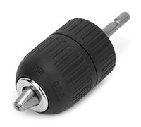 Taladro Chuck de 2.0-13 mm, Carcasa de Plástico 1 / 2-20UNF Portabrocas sin Llave + 1/4 Biela Hexagonal