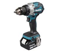 Taladro Percutor MAKITA DHP489RTJ (2 x 5,0 Ah + DC18RC + MAKPAC 2)