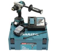 Makita DHP486RTJ 2x 5Ah Batería + Cargador 18V + MAKPAC