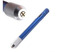 Taladro compacto azul de aluminio con rango de sujeción de 0,3 a 1,0 mm para ideal para taladrar madera, plástico, ámbar y modelos, herramienta perfecta para aficionados y entusiastas del bricolaje