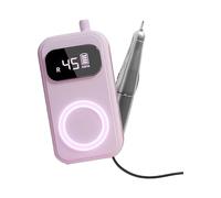 Taladro de agarre ergonómico para un uso cómodo, 45000 rpm, rápido, bajo nivel de ruido por debajo de 45 dB, tres colores, luz reforzada, manicura, conocimiento unguis