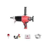 Taladro de agua de diamante eléctrico 1600r/min máquina de perforación de torsión de ingeniería Mini taladro de mano herramienta eléctrica Max.180MM Para principiantes (bricolaje)(6166)