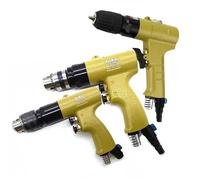 Taladro de aire profesional 3/8 ''y 1/2", pistola alta velocidad 500-1800rpm, interruptor Reversible bloqueo automático neumático, herramienta manual(3-8 Self-lock-Seesaw)