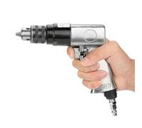Taladro de aire reversible Jadeshay, 10 mm, 3/8 pulgadas, 1700 rpm, con llave y conector, portabrocas neumáticos